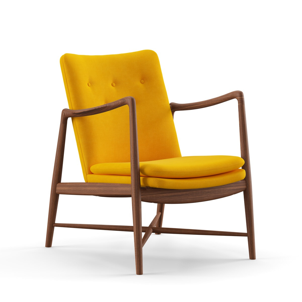 Kaminstolen FJ4610 Lænestol - Hallingdal stof - Finn Juhl