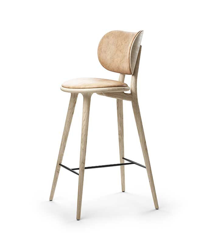 High Stool Backrest H74 Barstole