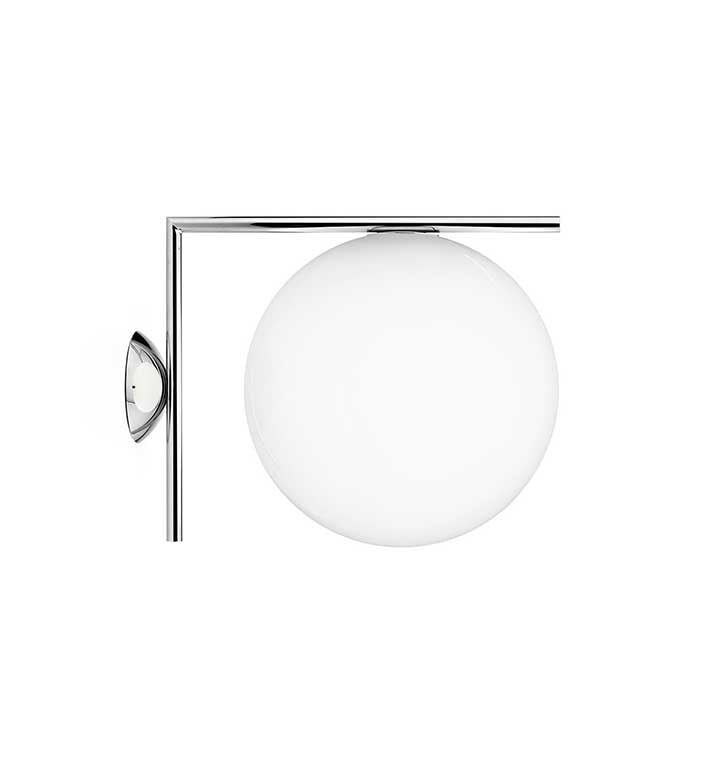 IC CW2 Loft-/Væglampe Ø20cm - Krom