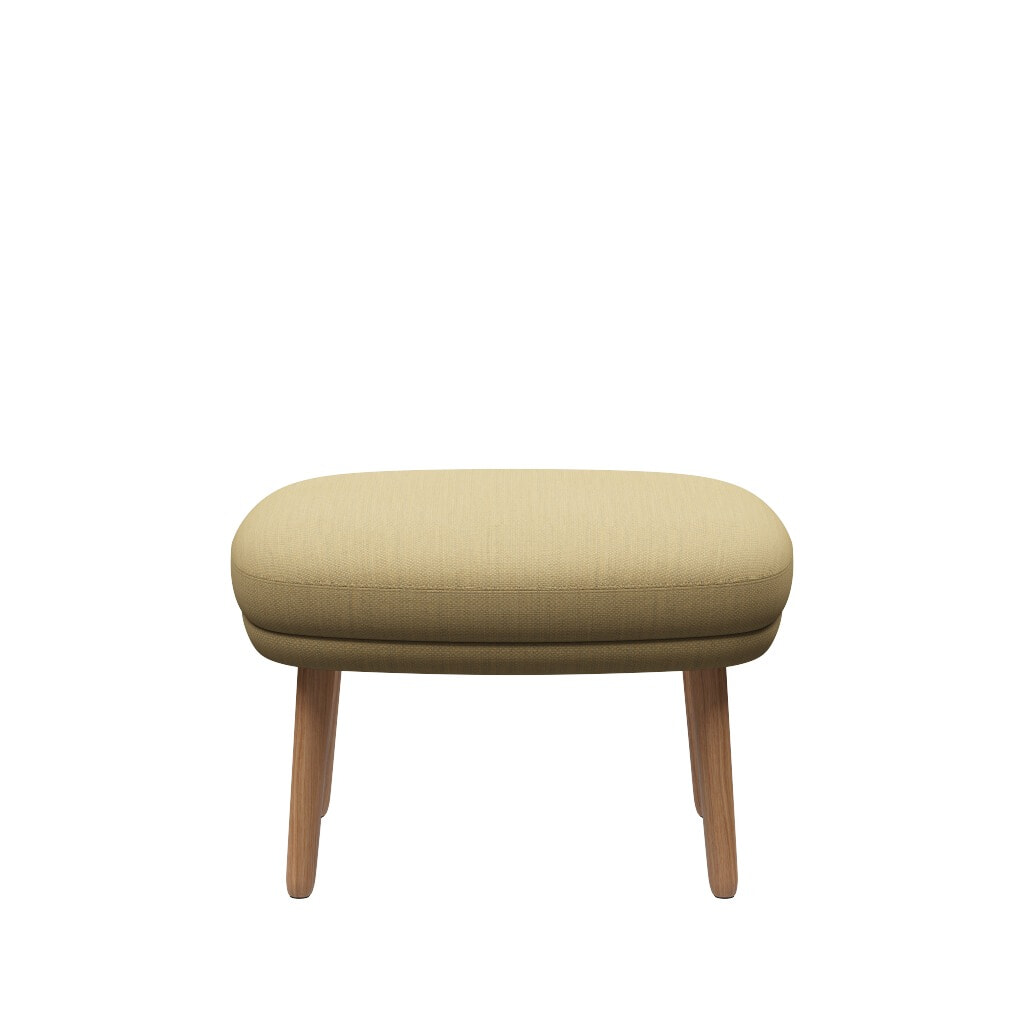 RO™ JH12 Fodskammel - Eg/Fiord stof