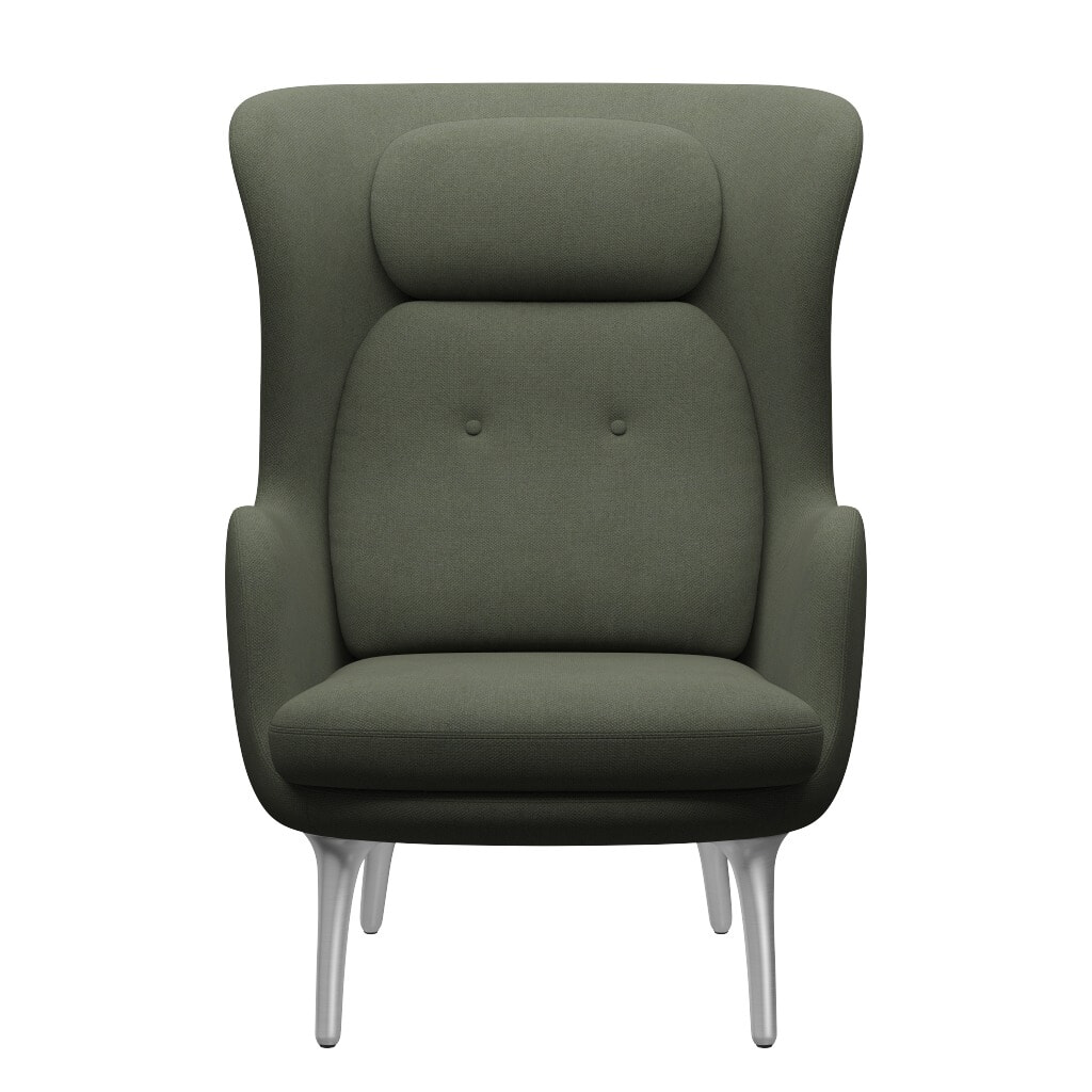 RO™ JH1 Lænestol - Alu/Fiord stof