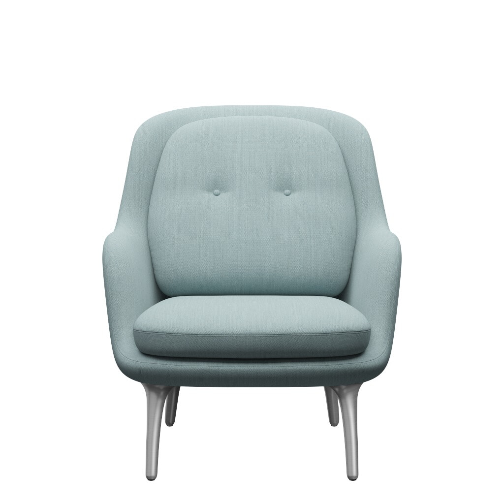 FRI™ JH4 Lænestol - Alu/Fiord stof