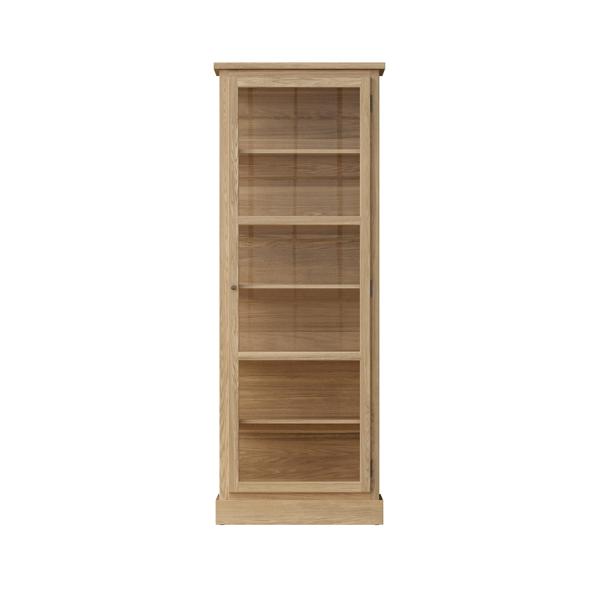 Vitrineskab N1 - Light oak  