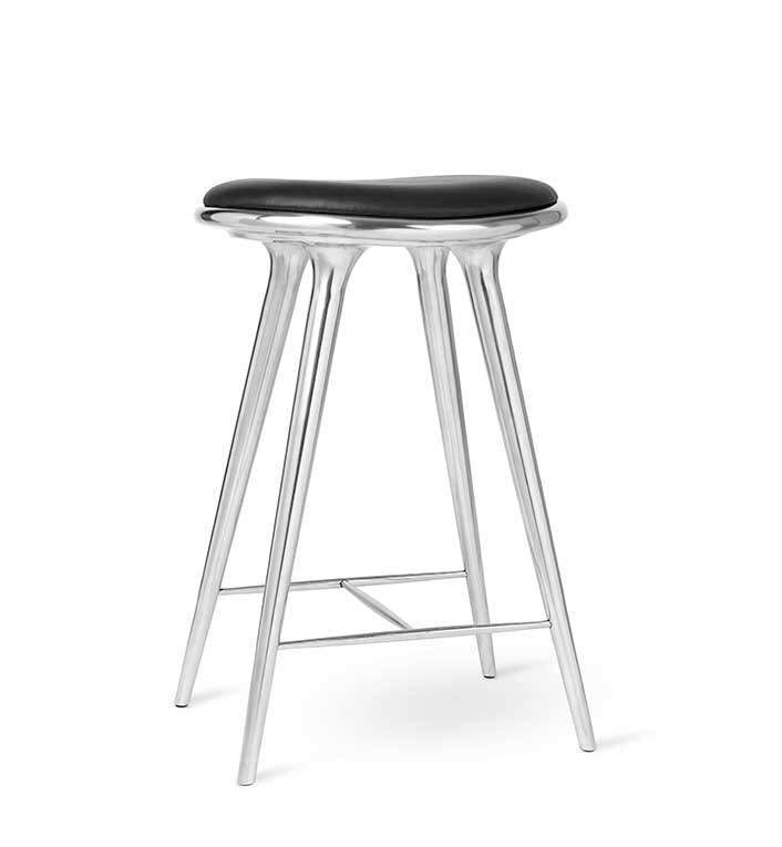 High Stool H69 Barstol - Aluminium