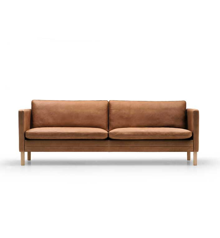 MH276 Sofa 3-Pers. - Ubeh. eg/Camaro læder