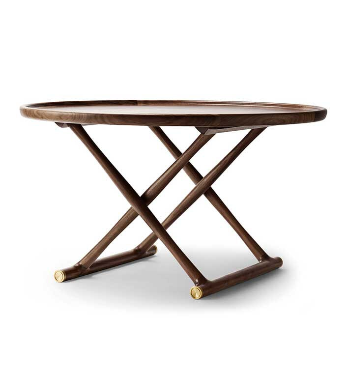 Ægypterbord Valnød Ø85/Ø100 - Mogens Lassen