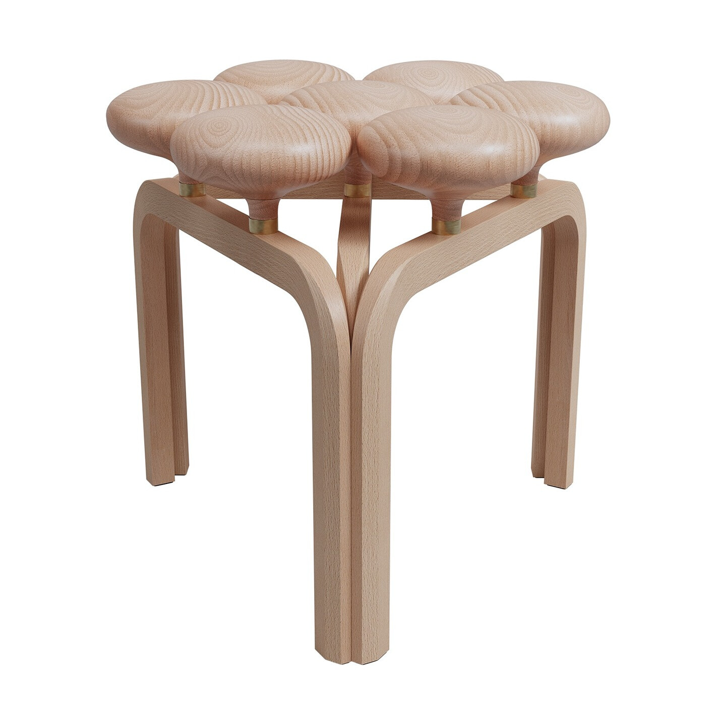 Utzon Stool JU01 - Bøg - Fritz Hansen