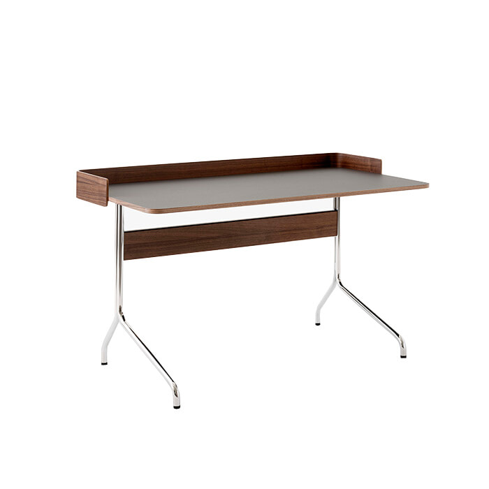 Pavilion AV17 desk - Valnød/Grå linoleum