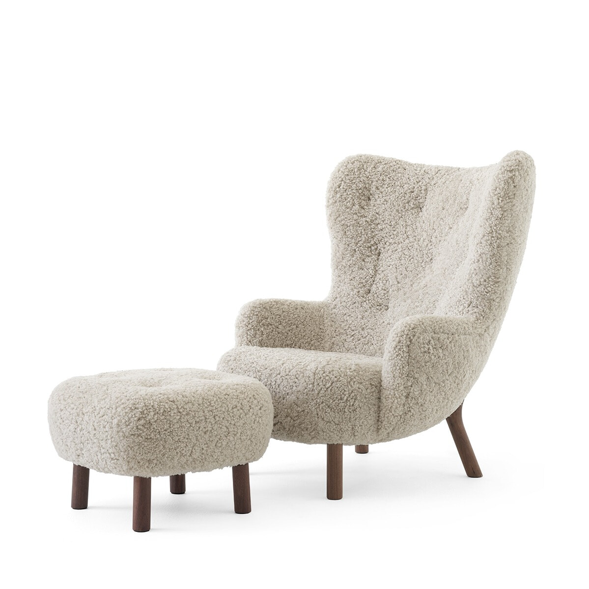 Petra VB3+ATD1 Lænestol + Skammel - &tradition