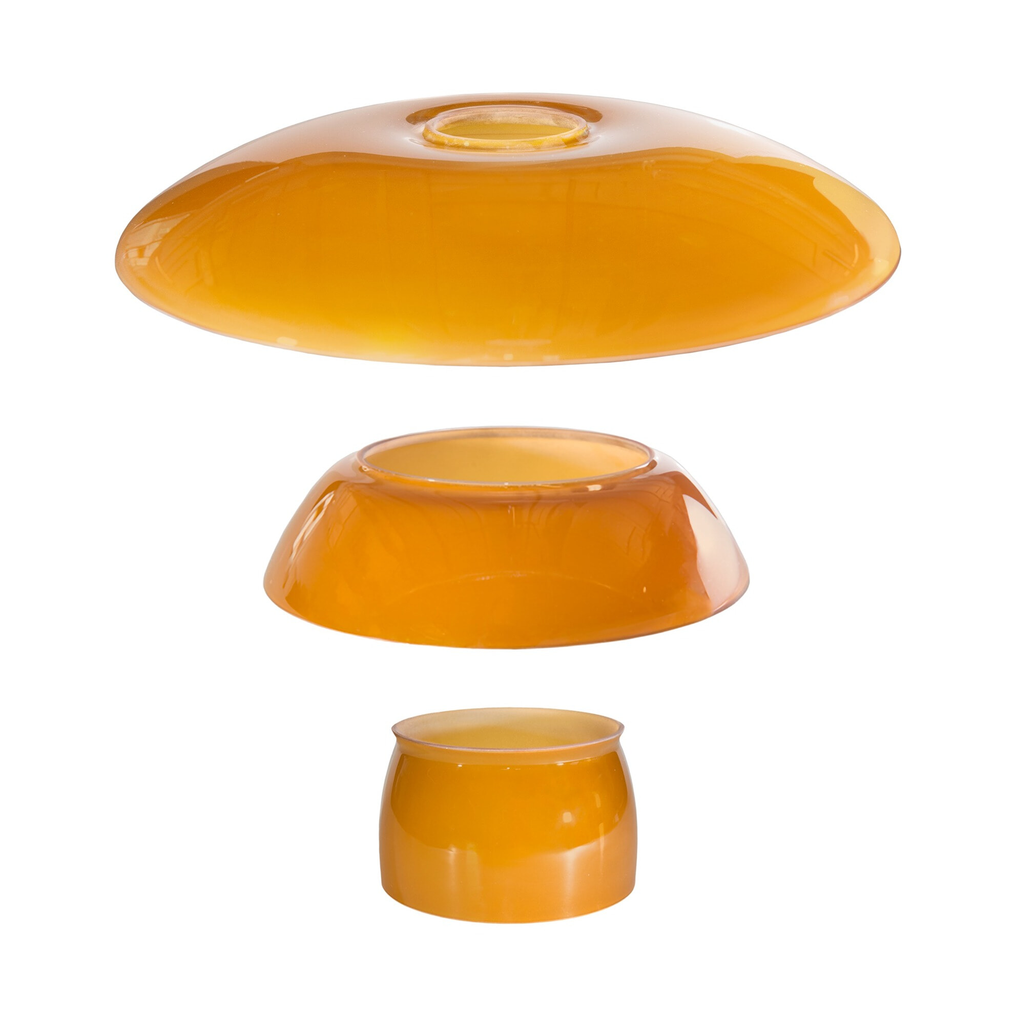 PH 3/2 Skærme - Ravfarvet glas