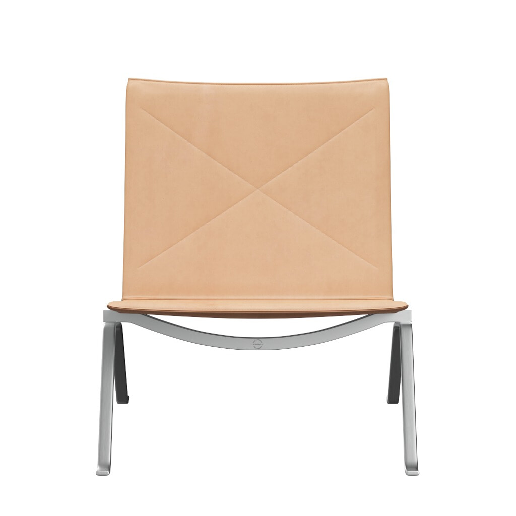 PK22™ Lænestol - Natur læder