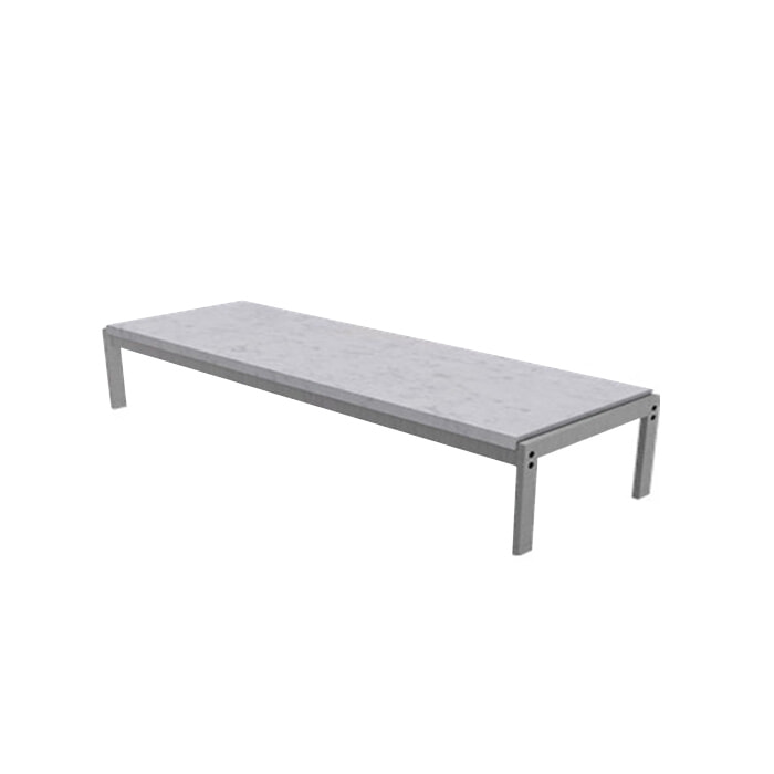 PK62™ Sofabord - Valset Marmor, Hvid