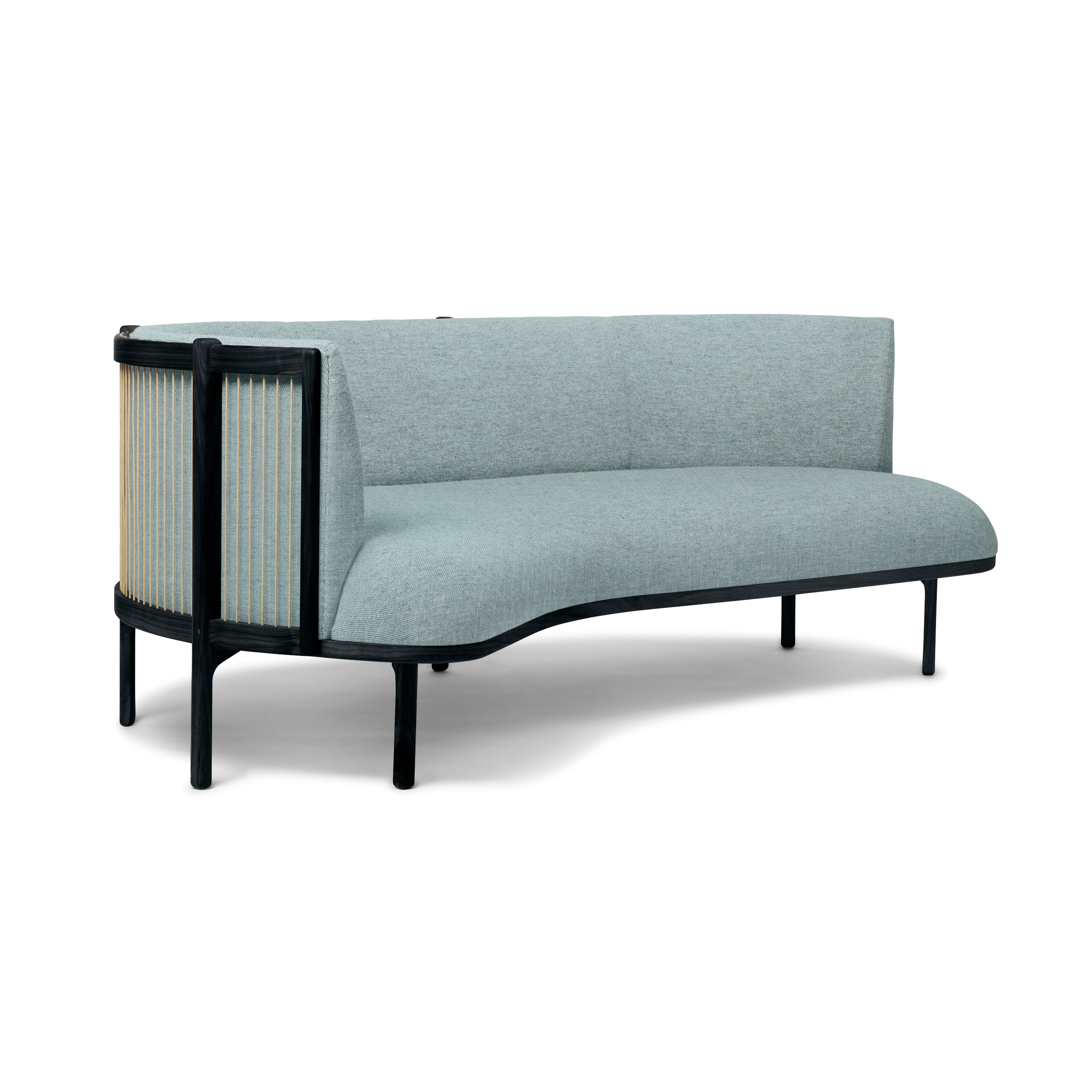 Sideways Sofa RF1903 - Sortlakeret eg/Remix 823