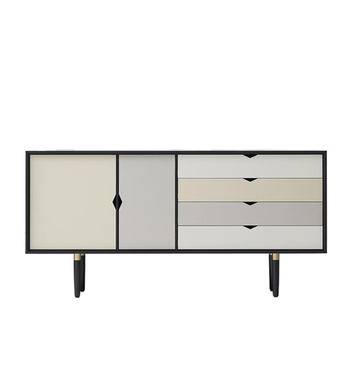ByKato S6 sideboard - Sortlakeret