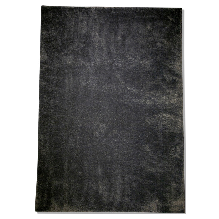 Savanna tæppe m. alc. kant - Sort