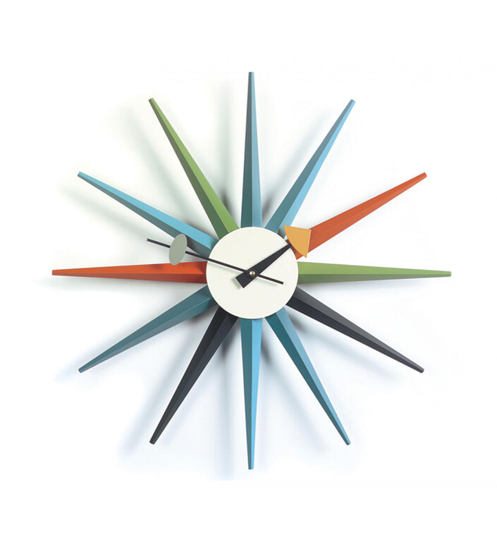 Sunburst clock