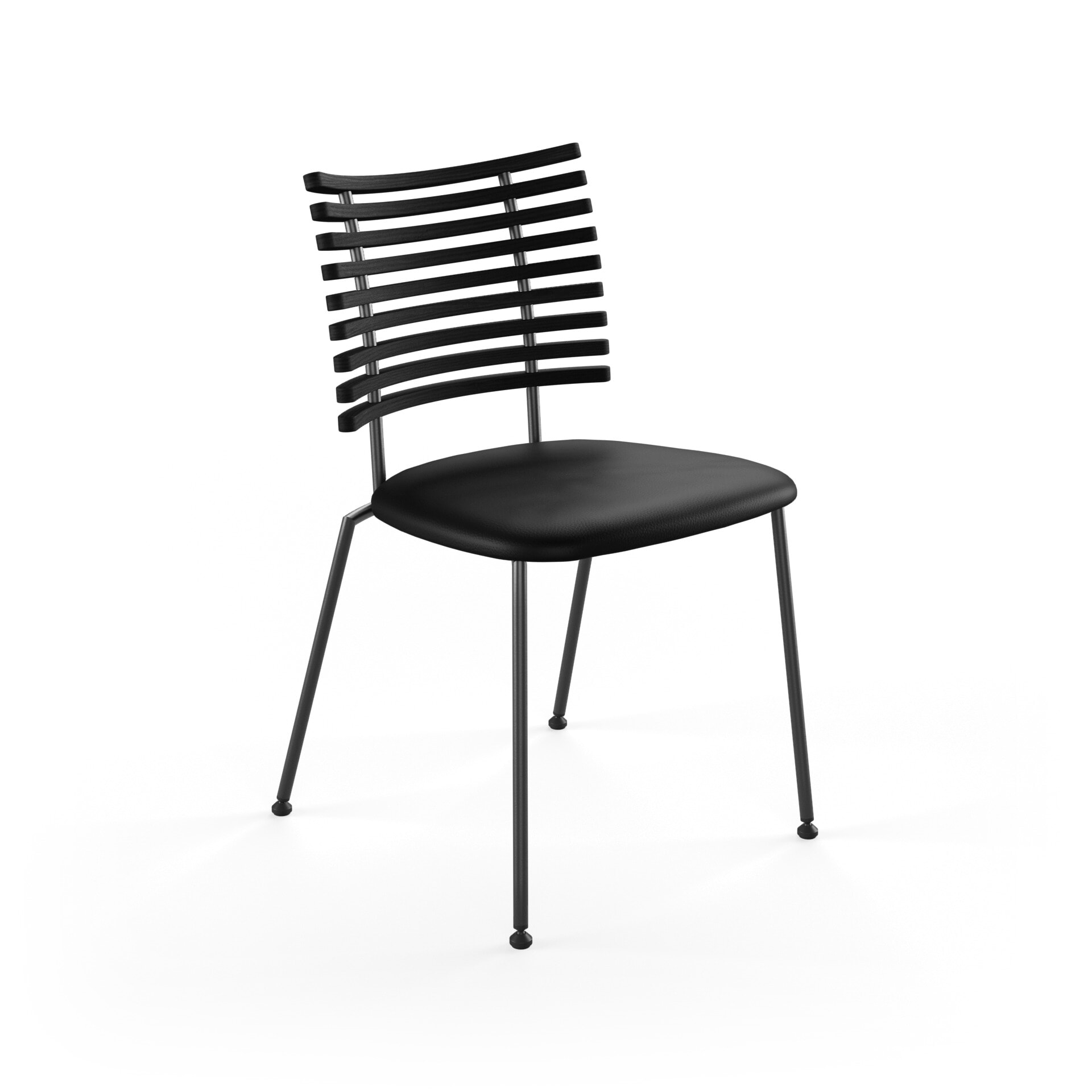 Tiger GM 4105 Stol - Sort stel/Select læder