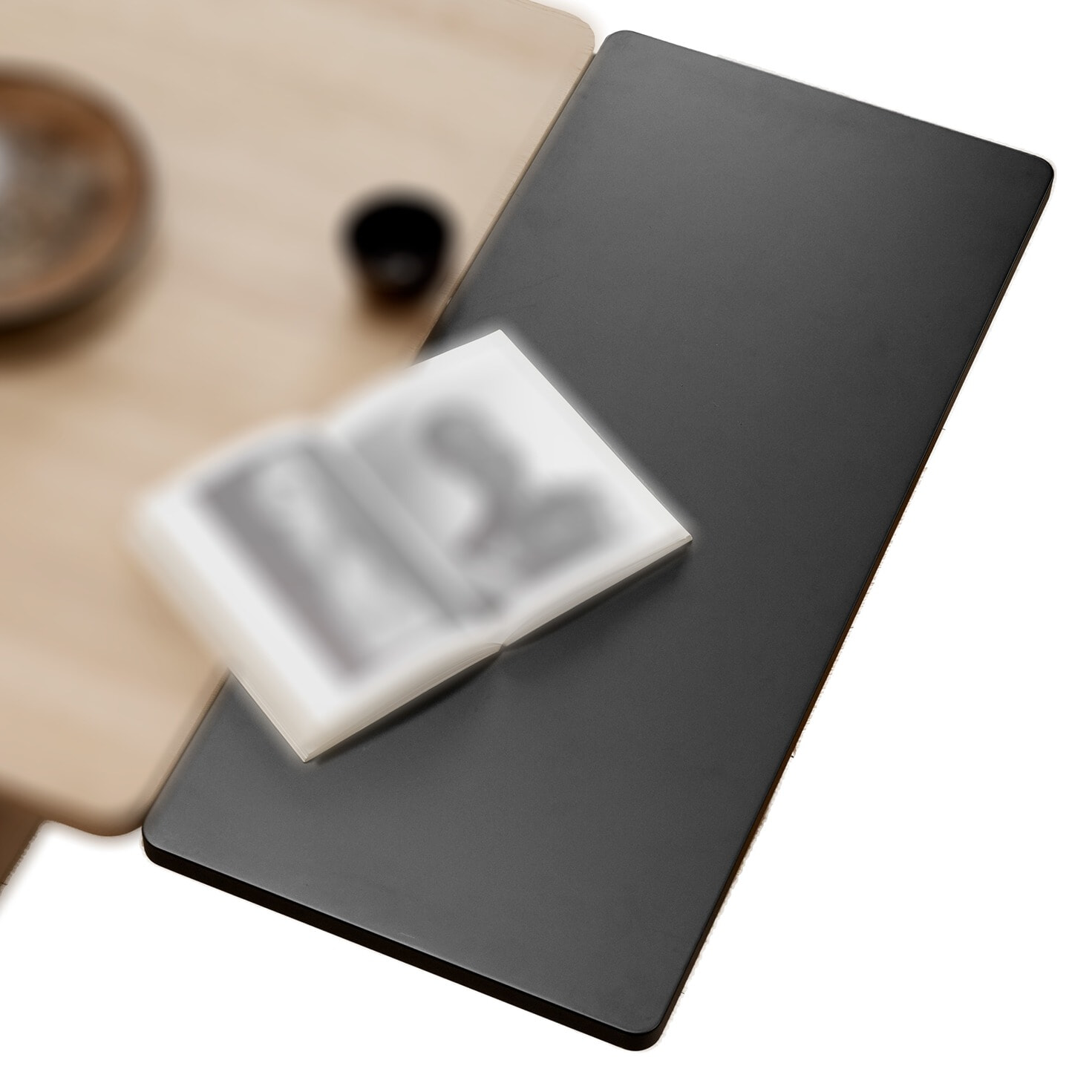 BM 0290 C18 Tillægsplade - Sort lakeret MDF