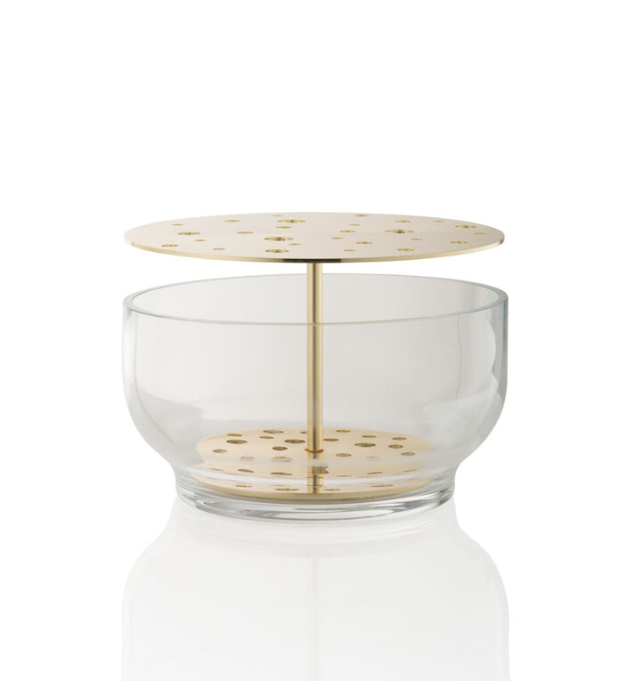 Ikebana Vase Stor - Messing