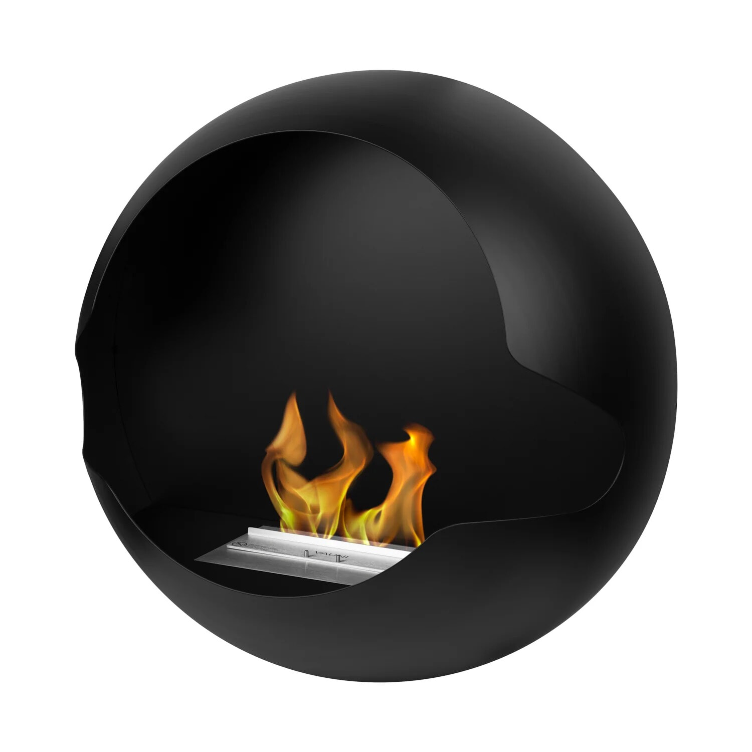 Cupola Væghængt biopejs - Sort