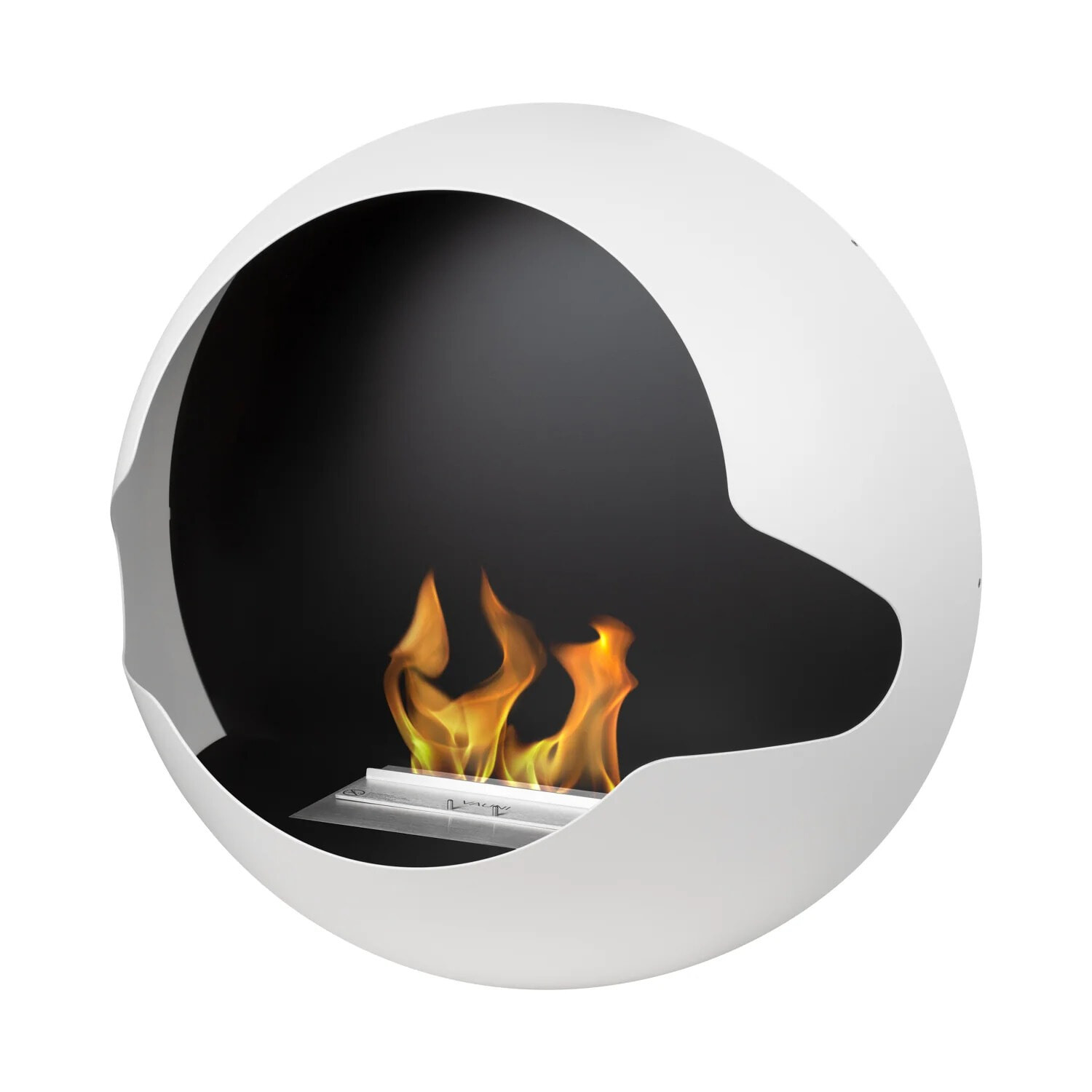 Cupola Væghængt biopejs - Hvid