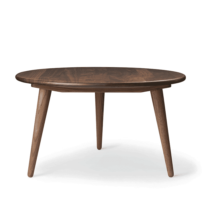 CH008 Sofabord Ø100 - Olieret valnød