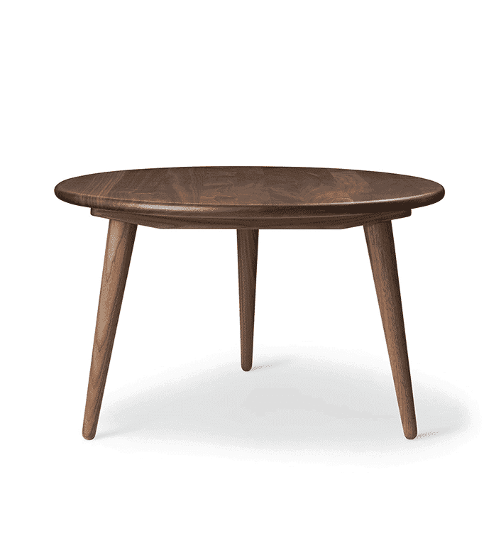CH008 Sofabord Ø88 - Olieret valnød